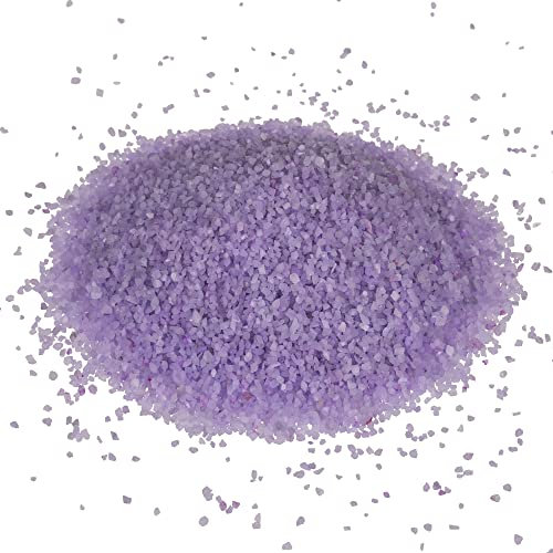 hibuy Dekosand, Dekogranulat - Streusand fein - Farbe: Violett - 400 g in wiederverschlieÃŸbarer Kunststoffdose