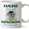 MUGFFINS Tazas Personalizadas para ASTRÓNOMO - En Español - Koalificados Personalizados - 11 oz / 330 ml - Regalo Personalizable original y divertido