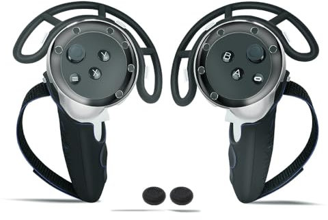 BeisDirect Touch Controller Grip Cover Kompatibel mit Meta Quest 3 Controller Bumper Sleeve Griff Bumper Ring Schutzhülle für Meta Quest 3 Zubehör (Schwarz)