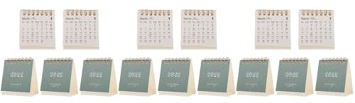 Lurrose 3er-sets Schöner Tischkalender Desktop-kalender Tischkalender Kalender Tischdekoration Büro-schreibtischunterlage-kalender 5 Stück * 3