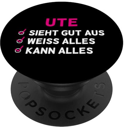 Ute Vorname PopSockets mit austauschbarem PopGrip