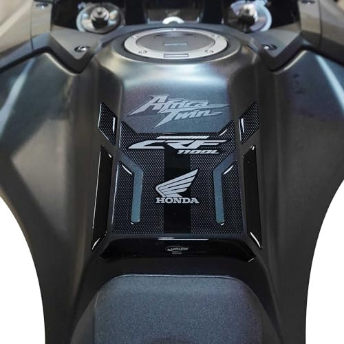 labelbike - Adesivo Paraserbatoio 3D Decorazione e Protezione Moto Serbatoio Ufficiale compatibile con Honda Africa Twin CRF 1100L 2020-2024
