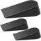 Door Stoppers 3 Pack, Extra Large Door Wedges Indoors Outdoors, Heavy Duty Door Stops for Floor, Non-Slip Door Stops for Patio Garage Home School Garage, Black