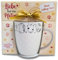Katzen Tasse – Liebe hat vier Pfoten - 300ml Tasse mit süßen Katzenmotiven, Geschenkverpackung mit Bastschleife, perfekt für Katzenliebhaber, Kaffeetasse (Liebe hat vier Pfoten)