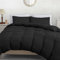 Pamposh Super King Duvet Set - Pre-Washed Microfibre Bedding Set for Added Softness & Comfort - Lightweight Premium Quilt Cover Set for All Seasons With Zipper Closure