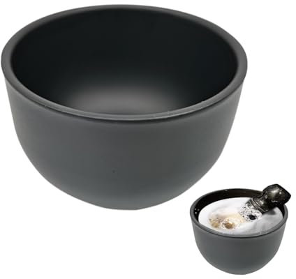 Bol À Raser en Acier Inoxydable - Tasse Savon et Mousse de Rasage Humide