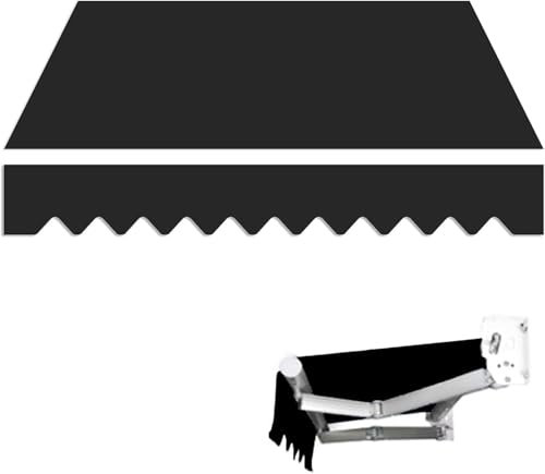 Tenda da sole manuale fai da te (solo tessuto) Sostituzione manuale della tenda da patio retrattile, tettoia esterna for gazebo retrattile, copertura, parasole, riparo for cortile, terrazza, balcone(G