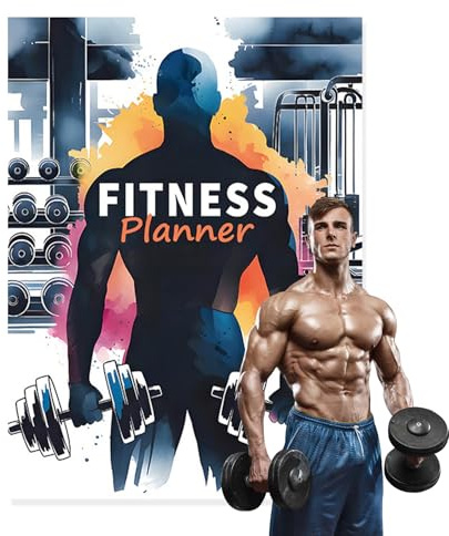 Fitness-Tagebuch – Workout-Notizbuch, tägliches Notizbuch, Gesundheitstracker für Training, Bodybuilding, Fortschritt, Herren, persönliches -Fitnessstudio