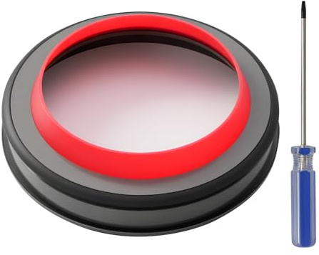 V10 Dust Bin Sealing Ring Replacement Compatible with Cyclone Vacuum | Suitable for V10 Motorhead Absolute Animal Allergy Torque Models, Durable Dust Bucket Canister Bin Parts