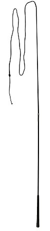 Kerbl 32369 Longierpeitsche, zweiteilig, 180 cm