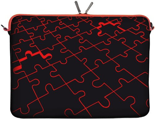 Digittrade LS110-15 Puzzle Notebook Sleeve Laptop neopren case custodia portatile borsa involucro protettivo 39,6cm (15,4 – 15,6 pollice) nero