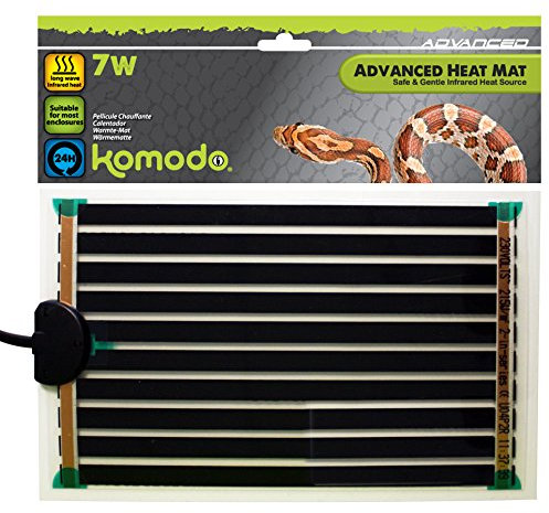 Komodo Advanced Tapis Chauffant pour Reptile/Amphibien 7 W 142 x 274 mm