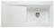 RAK Ceramics Gourmet Dream Sink 2 Reversible 1.0 Bowl White Ceramic Kitchen Sink