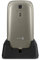 Doro 6520 ​Flip Mobile Phone for Elderly with Large Screen, Big Talking Number Keys and Assistance Button (Champagne/White)