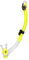 IST SN-204 Dry Top Schnorchel mit hypoallergenem Silikon, Spritzschutz & Flexschlauch zum Tauchen & Schnorcheln (Gelb)