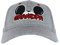 Disney Herren Mickey Mouse Grandpa Fan Baseball Cap, grau, Einheitsgröße