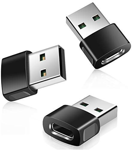 Basesailor Adapter für Samsung Galaxy S25 S24 3Pack,USB C Buchse zu USB Stecker Adapter Charger,Typ C Female to A Male Ladekabel Adapter für iPhone 16 16e 15 14 Plus,iWatch 10,iPad mini 7