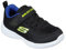 Skechers SKECH-STEPZ 2.0 MINI WANDERER, Zapatillas para Niños, Black Textile/ Synthetic/ Blue & Lime Trim, 27 EU