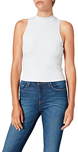 NA-KD dam Ribbad Jersey Topp Skjorta