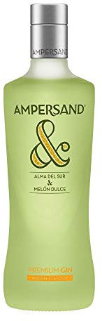 GINEBRA SABOR MELÓN AMPERSAND 70CL (6 BOTELLAS)