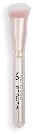 Revolution Create Pinceau Fond de Teint Angulaire (R8) - Pinceau Maquillage pour Estomper et Sculpter le Fond de Teint, Visage & Cou, Végan & Sans Cruauté