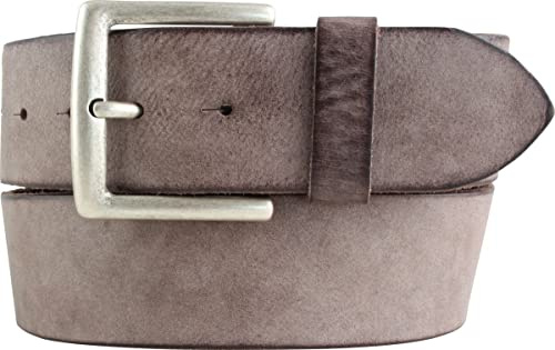 BELTINGER Gürtel aus weichem Vollrindleder Used-Look 5 cm | Jeans-Gürtel für Herren Damen 50mm | Ledergürtel Vintage-Look