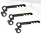 Gutter Brush Clips [20 Pack]- Keeps Leaf Guard Brush in Place and Christmas Light Gutter Clips, Gutter Mesh Clips (20)