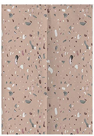 Surwin Rideau de Porte Japonais Long Tapisserie Noren en Lin Fenêtre Rideaux Panneau Tenture Tapisserie pour Cuisine Chambre Décoration de Maison (85x120cm,Taupe)