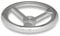 Ganter Normelemente | Handrad Aluminium | DIN 950-AL-160-B14-A | Durchmesser d1: 160mm; Bohrung d2: 14mm
