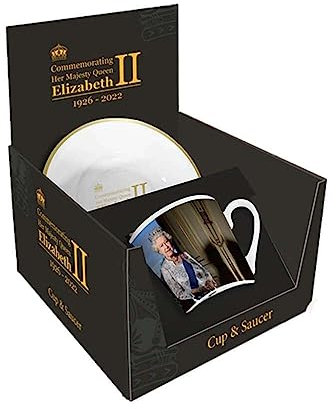 Elgate Queen Elizabeth 11 Gedenktasse und Untertasse