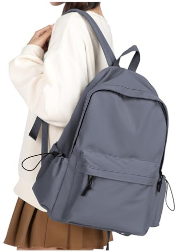 WEPLAN Zaini Scuola Superiore Ragazza Zaino Scuola Media Zaino Università Zainetto Cartella Casual Daypacks Borsa da Scuola Zaino Donna Scuola Viaggio Impermeabile Backpack School,Blu Viola