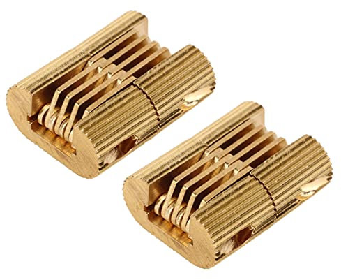 Bisagras de Cobre, Bisagra Oculta de Mano de Obra Fina Resistente, 2 uds., 180 Grados para Puerta de Armario