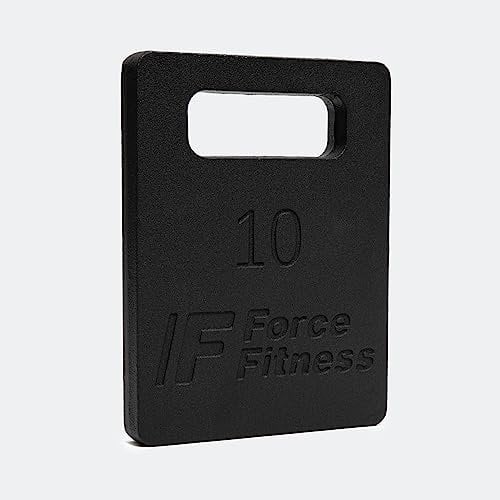 FORCE FITNESS Cast Iron Weight Plates for Rucking Backpack, Hiking, Cardio, Home Gym Equipment, Fitness Training Plates for Rucking, Strength Training Weight Plates 10kg