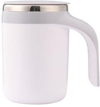 Tazza frullatore da viaggio, tazza frullatore automatico da 380 ml, tazza frullatore intelligente magnetica, tazza frullatore elettrico impermeabile di grande capacità, per cioccolata calda, caffè, tè