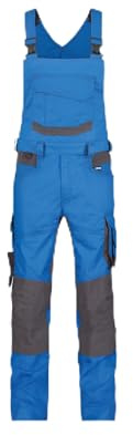 DASSY® Tronix Stretch-Arbeitslatzhose mit Kniepolstertaschen - Größe 58 - AZURBLAU/ANTHRAZITGRAU