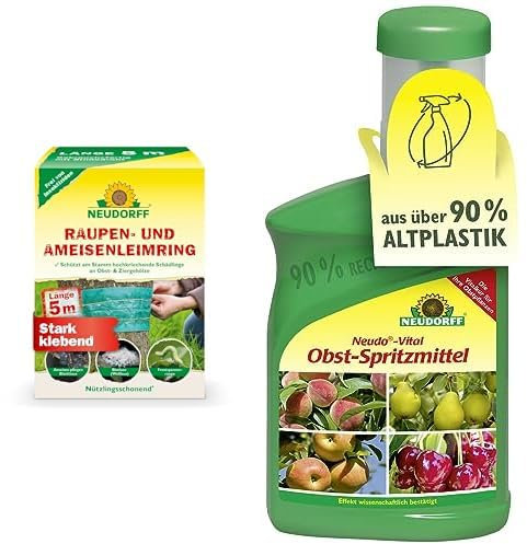 Neudorff Raupen- und AmeisenLeimring 5m plus Neudo-Vital Obst-Spritzmittel