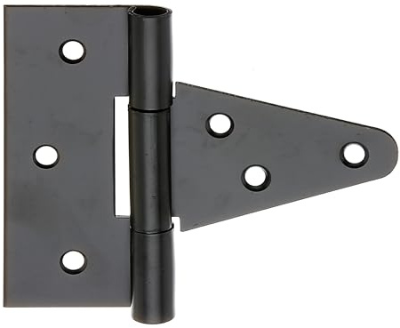 Alberts 864088 Kistenband, mit losem Stift, schwarzer Tauchlack, Band: 79 mm, Scharnier: 40 mm, 10er Set