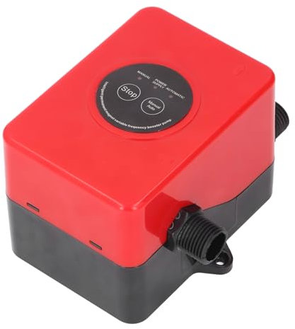 Pompa di Aumento della Pressione 'acqua Portatile 100 W Pompa di Ricircolo 'acqua Automatica Intelligente Pompa per Doccia a Spruzzo Domestica (Spina europea, 100-240 V)
