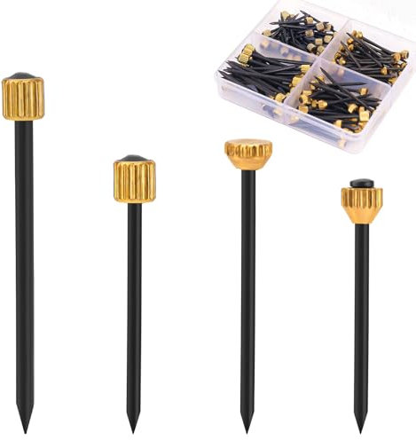 120pcs Clous pour Accrocher des Tableaux, 4 Styles Réutilisables Clou Cadre Photo Cintres pour Tableaux Clous Muraux pour Accrocher pour Tableaux Suspendus Miroirs Paniers
