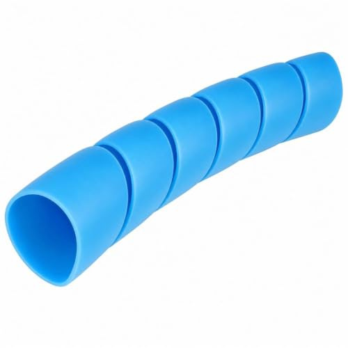Codulu 12 mm Hülse, Drahtschutz, Spiralschlauch, Kabelschutzleitung, PP-überzogen, Kabelleitung, Schutzhülle, Drahtmanagement, 2 m, Blau, 1 Stück