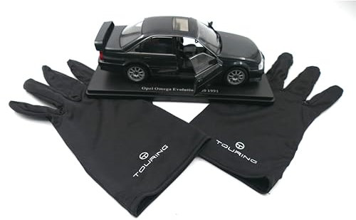 TOURING MODELCARS Opel Omega Evolution 500 Modellauto 1:24 inklusive satinierten Präsentationshandschuhen