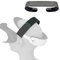 OURHZTB Soft PU Comfortable Strap Compatible for Meta Quest 3/3S/2 VR Headset, Adjustable Head Strap Headband for Pico 4 VR Headset Fixing Accessories, Comfort Decompression Headband Strap Belt