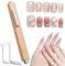 3 In 1 Nail Magnet with 2Pcs Y-Shaped Guide Heart Magnet Multifunctional Cat Eye Gel Nail Polish Magnetic Nail Art Design Tool Set for Home DIY Manicure Kit
