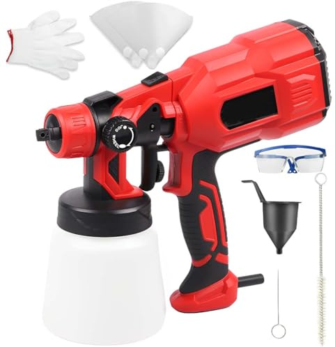 NHQZ 7 Pcs Pistolets à Peinture et Accessoires, Pistolet à Peinture Electrique Accessoires,Utilisé pour Pistolet a Crepir,Pulvérisateurs de Peinture,Outils