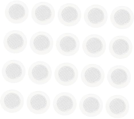 Homoyoyo 50 Pièces Silicone Filter Net Washer Shower Hose Gasket for Faucet and Shower Head Accessories Anti-clogging Seal for and Handheld Hose