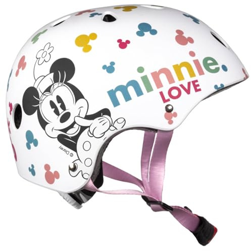 Disney Fahrradhelm für Mädchen, verstellbar, 52–56 cm