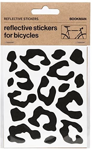 Bookman Urban Visibility Reflective Stickers Leopard Black