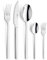 PW Paul Wirths EDGE 8100 Besteck Set für 6 Personen, Essbesteck 30 teilig, Edelstahl rostfrei, poliert & spülmaschinenfest, Tafelbesteck mit Besteckkasten