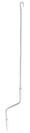 tendaggimania Gardinenstange für Sonnensegel, ausziehbar, universell, mit Griff (BRAUN, 120 CM)