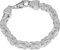 NKlaus Königskette 8mm Silberkette 925 Sterlingsilber Königs diamantiert Armband massiv Herren 22cm 3486